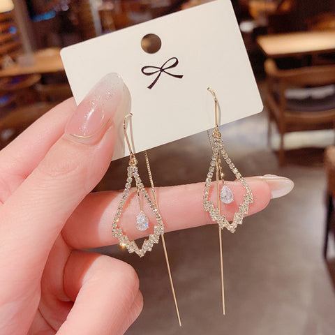 New Opal Crystal Pendant Earrings for Women