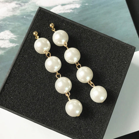 New Opal Crystal Pendant Earrings for Women