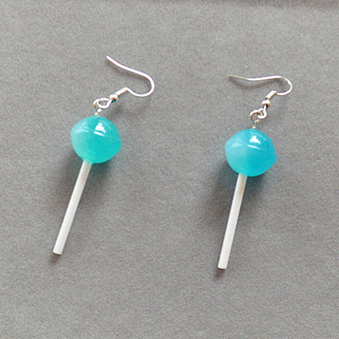 Lovely Fruit Tea Cup Earrings Creative Funny CrystalJewelry personality