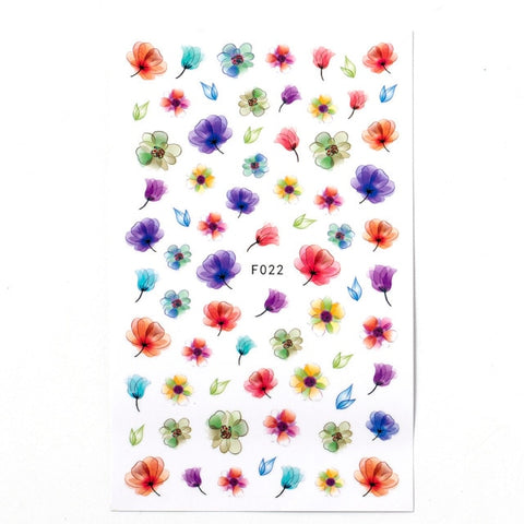 Water Nail Decal Sticker for Manicure Nail Art Decor Inpluser