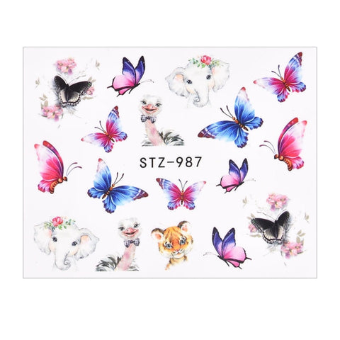 Water Nail Decal Sticker for Manicure Nail Art Decor Inpluser
