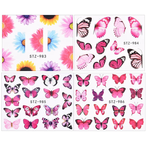 Water Nail Decal Sticker for Manicure Nail Art Decor Inpluser