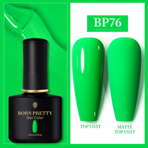 10ml Semi Permanent Vernish Gellack Need Top Coat Soak Off Nail Polish Art UV LED Gel Varnish