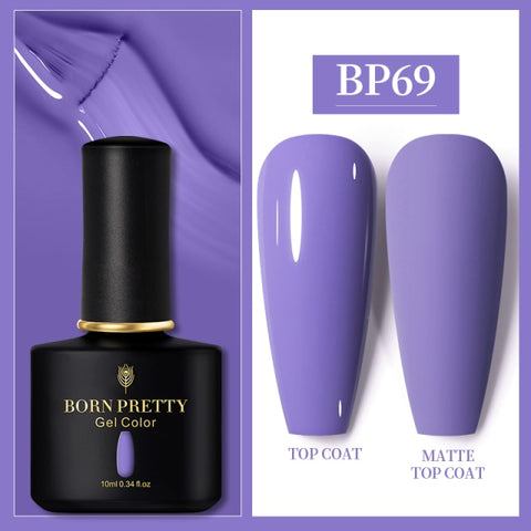 10ml Semi Permanent Vernish Gellack Need Top Coat Soak Off Nail Polish Art UV LED Gel Varnish