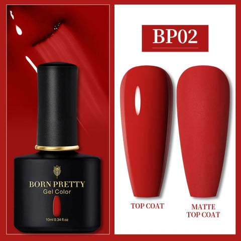 10ml Semi Permanent Vernish Gellack Need Top Coat Soak Off Nail Polish Art UV LED Gel Varnish