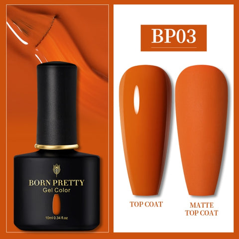 10ml Semi Permanent Vernish Gellack Need Top Coat Soak Off Nail Polish Art UV LED Gel Varnish