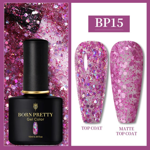 10ml Semi Permanent Vernish Gellack Need Top Coat Soak Off Nail Polish Art UV LED Gel Varnish