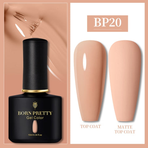 10ml Semi Permanent Vernish Gellack Need Top Coat Soak Off Nail Polish Art UV LED Gel Varnish