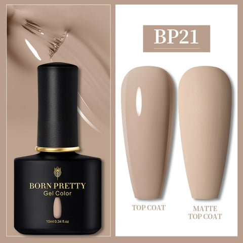 10ml Semi Permanent Vernish Gellack Need Top Coat Soak Off Nail Polish Art UV LED Gel Varnish