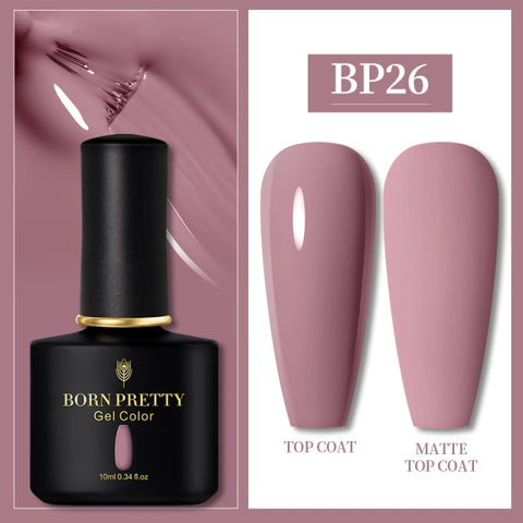 10ml Semi Permanent Vernish Gellack Need Top Coat Soak Off Nail Polish Art UV LED Gel Varnish