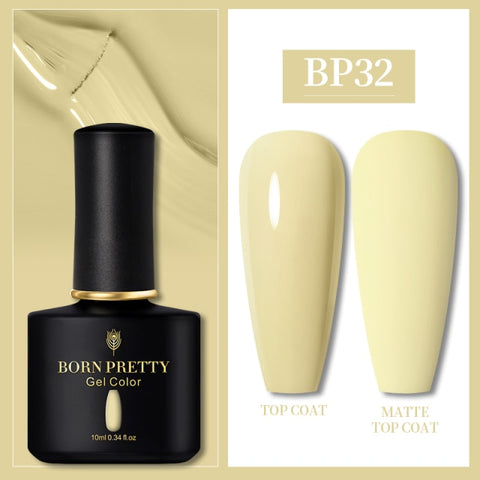 10ml Semi Permanent Vernish Gellack Need Top Coat Soak Off Nail Polish Art UV LED Gel Varnish