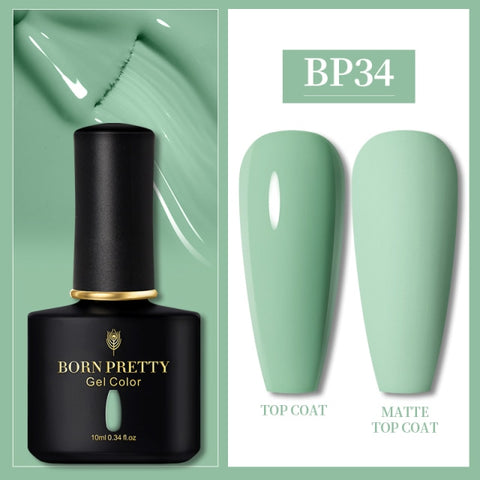 10ml Semi Permanent Vernish Gellack Need Top Coat Soak Off Nail Polish Art UV LED Gel Varnish