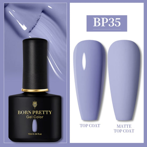 10ml Semi Permanent Vernish Gellack Need Top Coat Soak Off Nail Polish Art UV LED Gel Varnish