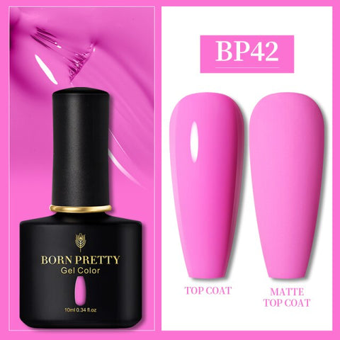 10ml Semi Permanent Vernish Gellack Need Top Coat Soak Off Nail Polish Art UV LED Gel Varnish