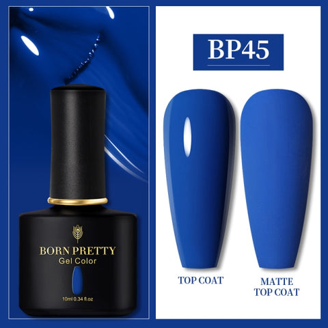 10ml Semi Permanent Vernish Gellack Need Top Coat Soak Off Nail Polish Art UV LED Gel Varnish