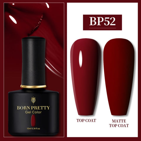 10ml Semi Permanent Vernish Gellack Need Top Coat Soak Off Nail Polish Art UV LED Gel Varnish