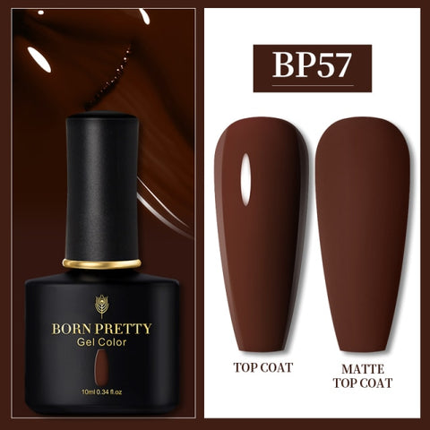 10ml Semi Permanent Vernish Gellack Need Top Coat Soak Off Nail Polish Art UV LED Gel Varnish