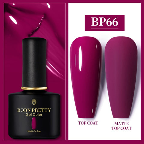 10ml Semi Permanent Vernish Gellack Need Top Coat Soak Off Nail Polish Art UV LED Gel Varnish