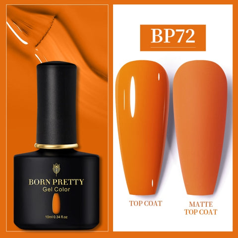 10ml Semi Permanent Vernish Gellack Need Top Coat Soak Off Nail Polish Art UV LED Gel Varnish