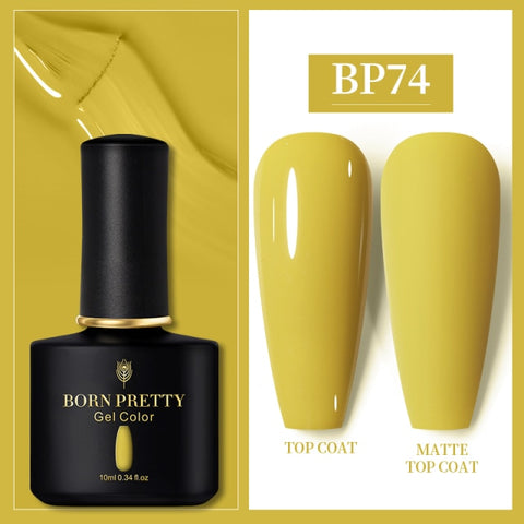 10ml Semi Permanent Vernish Gellack Need Top Coat Soak Off Nail Polish Art UV LED Gel Varnish