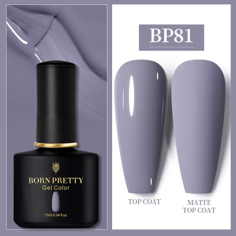 10ml Semi Permanent Vernish Gellack Need Top Coat Soak Off Nail Polish Art UV LED Gel Varnish