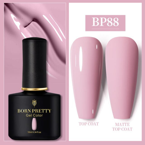 10ml Semi Permanent Vernish Gellack Need Top Coat Soak Off Nail Polish Art UV LED Gel Varnish