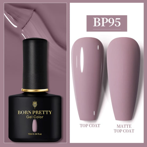 10ml Semi Permanent Vernish Gellack Need Top Coat Soak Off Nail Polish Art UV LED Gel Varnish