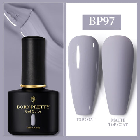 10ml Semi Permanent Vernish Gellack Need Top Coat Soak Off Nail Polish Art UV LED Gel Varnish