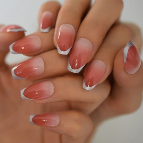Sleek Gel Acrylic Fashion False Nails Inpluser