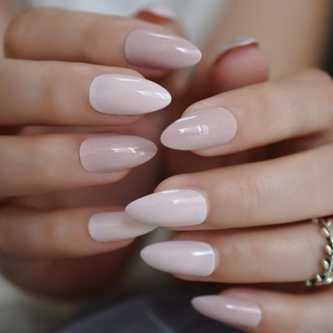 Sleek Gel Acrylic Fashion False Nails Inpluser