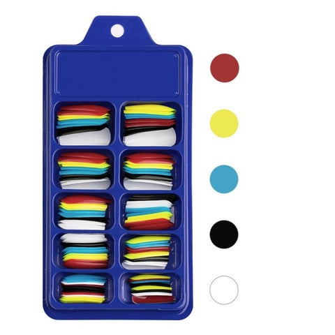 Wearable Full Cover Solid Color Pointed False Nail Inpluser