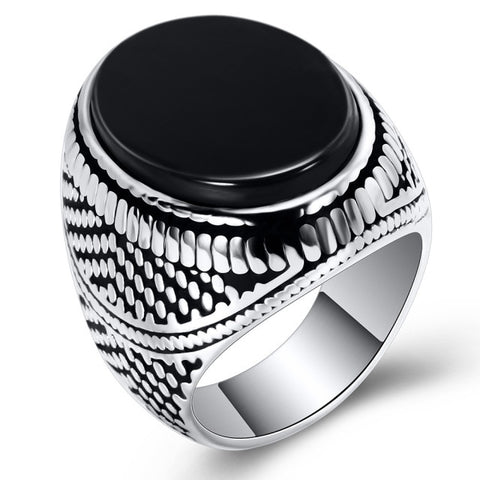 Retro Handmade Turkish Ring For Men Muslim Jewelry Inpluser