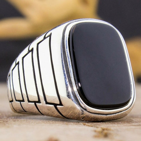 Retro Handmade Turkish Ring For Men Muslim Jewelry Inpluser