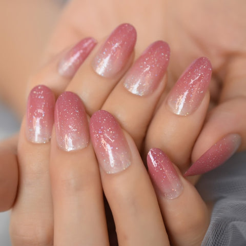 Sleek Gel Acrylic Fashion False Nails Inpluser