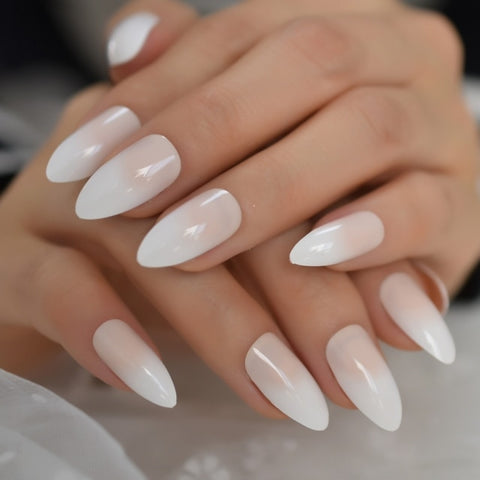 Sleek Gel Acrylic Fashion False Nails Inpluser