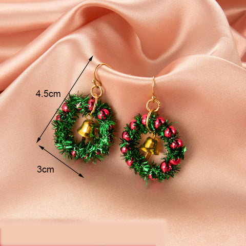 New Trendy Statement Christmas Tree Earrings For Women