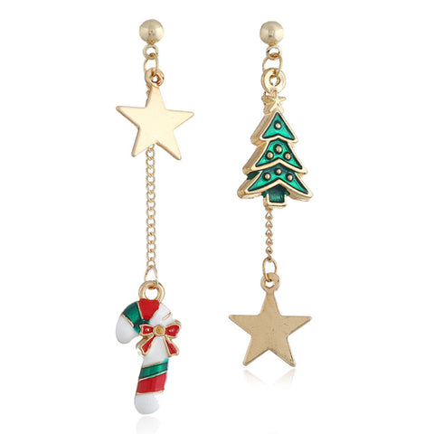 New Trendy Statement Christmas Tree Earrings For Women