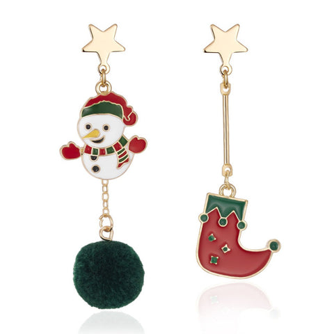 New Trendy Statement Christmas Tree Earrings For Women