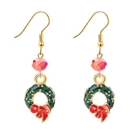 New Trendy Statement Christmas Tree Earrings For Women