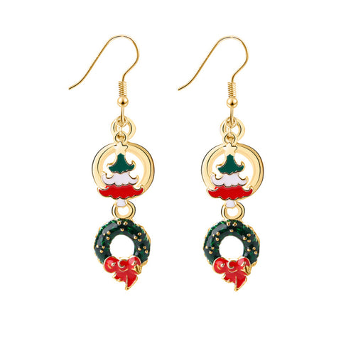 New Trendy Statement Christmas Tree Earrings For Women