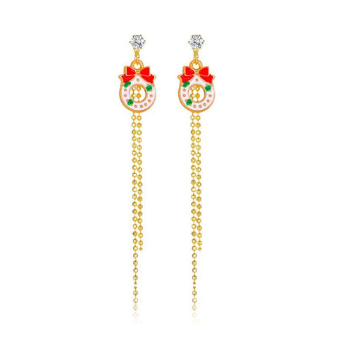 New Trendy Statement Christmas Tree Earrings For Women