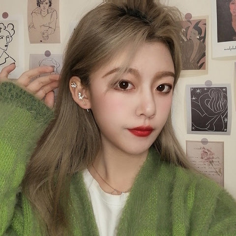 Korean Fashion Simple Butterfly Tassel Earrings For Girls