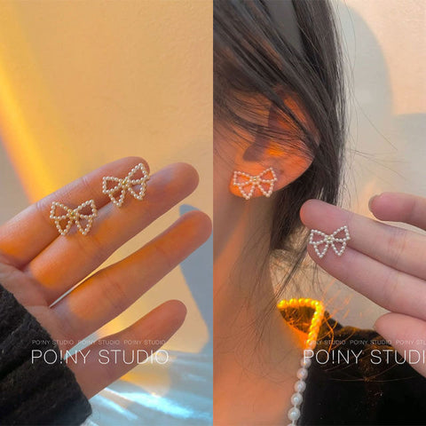 Korean Fashion Simple Butterfly Tassel Earrings For Girls