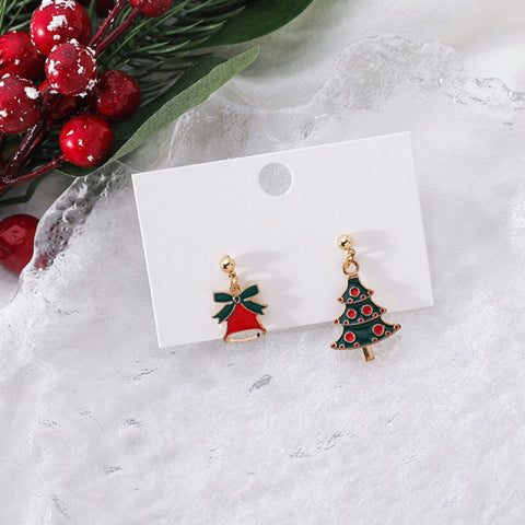 New Trendy Statement Christmas Tree Earrings For Women