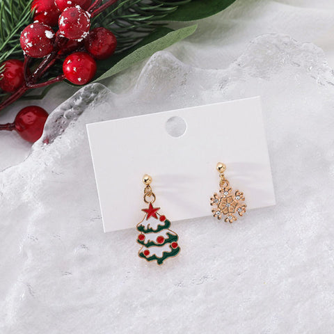 New Trendy Statement Christmas Tree Earrings For Women
