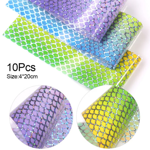 Leopard Wild Animal Skin Nail Foil Sticker Snake Print Nail Art Decoration Inpluser