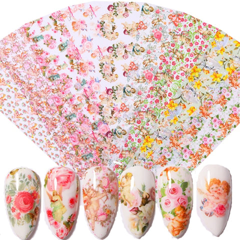 Leopard Wild Animal Skin Nail Foil Sticker Snake Print Nail Art Decoration Inpluser