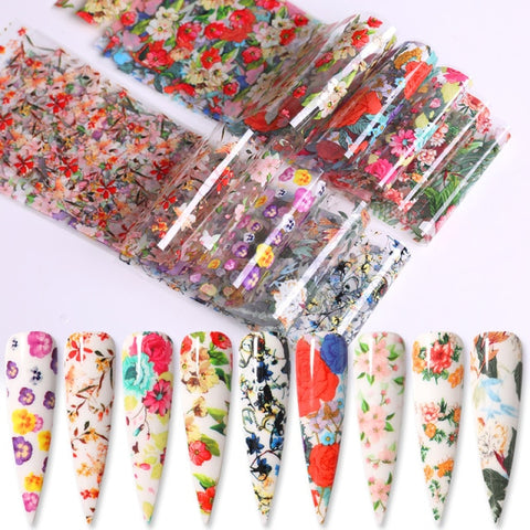 Leopard Wild Animal Skin Nail Foil Sticker Snake Print Nail Art Decoration Inpluser