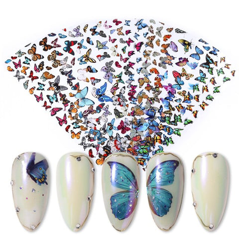 Leopard Wild Animal Skin Nail Foil Sticker Snake Print Nail Art Decoration Inpluser