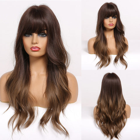 Long Straight Synthetic Wigs for Women Natural Wave Wigs